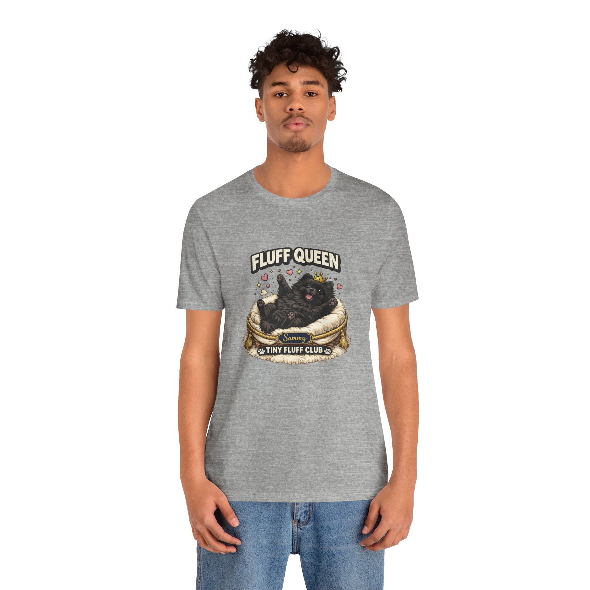 Fluff Queen Pomeranian T-Shirt Tiny Fluff Club