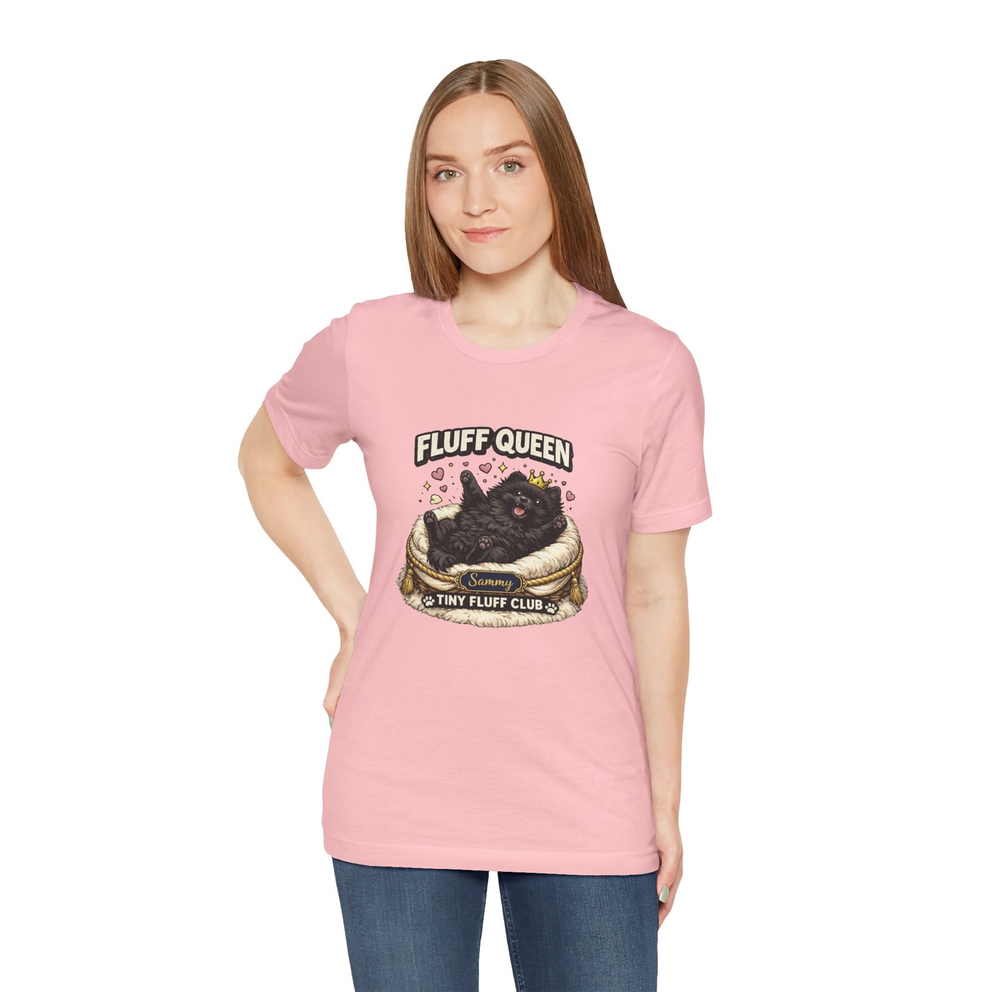 Fluff Queen Adult Tee — Tiny Fluff Club
