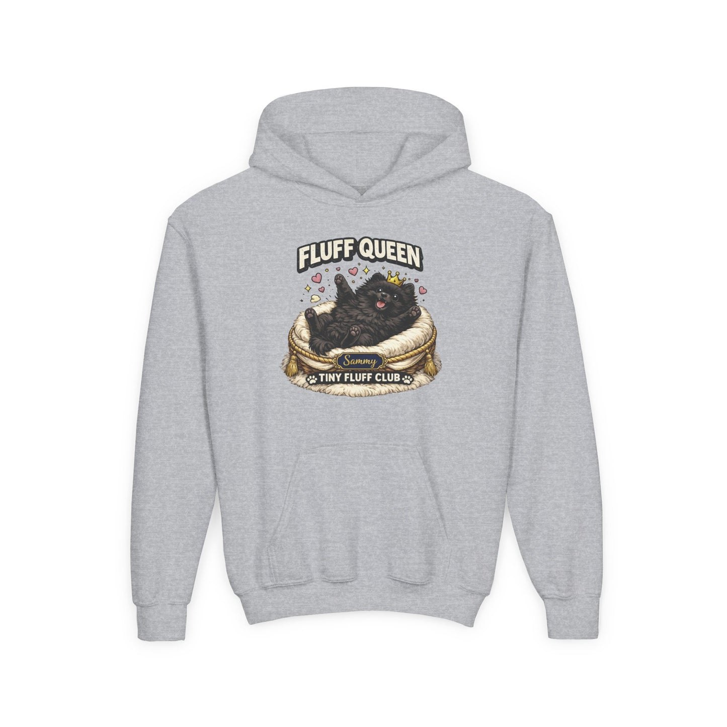 Fluff Queen Kids Hoodie - "Tiny Fluff Club"