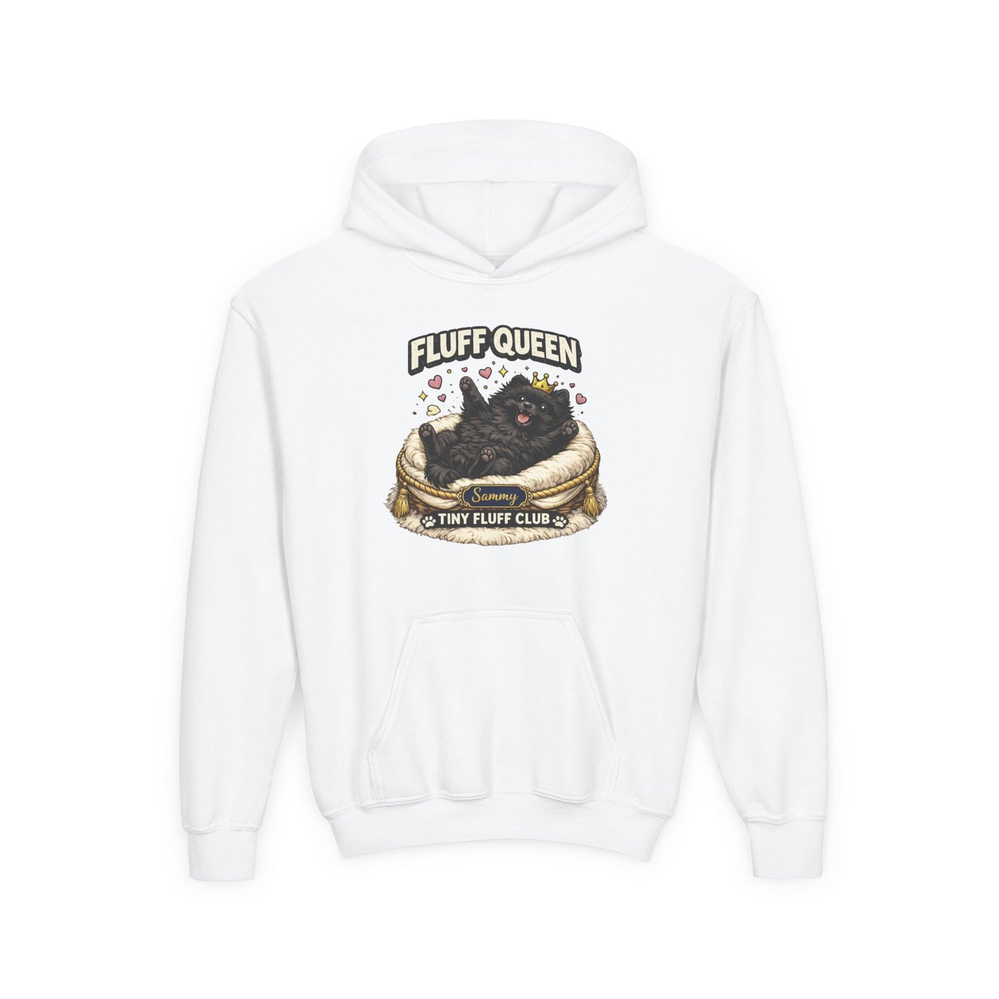 Fluff Queen Kids Hoodie - "Tiny Fluff Club"
